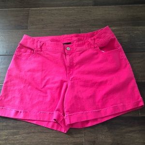 Pink Lane Bryant Shorts